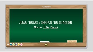 Membuat Presentasi Yang Menarik Di Powerpoint Bentuk Papan Tulis Di Kelas Youtube