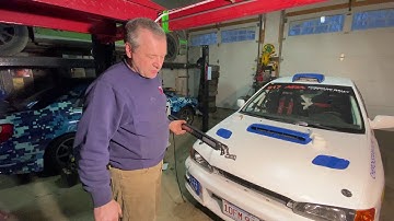 Diode Dynamics SS30 Combo light install on a Subaru hood