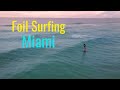 Foil Surfing @ Miami. Shot in HD for relaxation @ 50p and 100p.