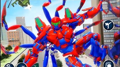 Spider Robot Hero-Android Gameplay#2023