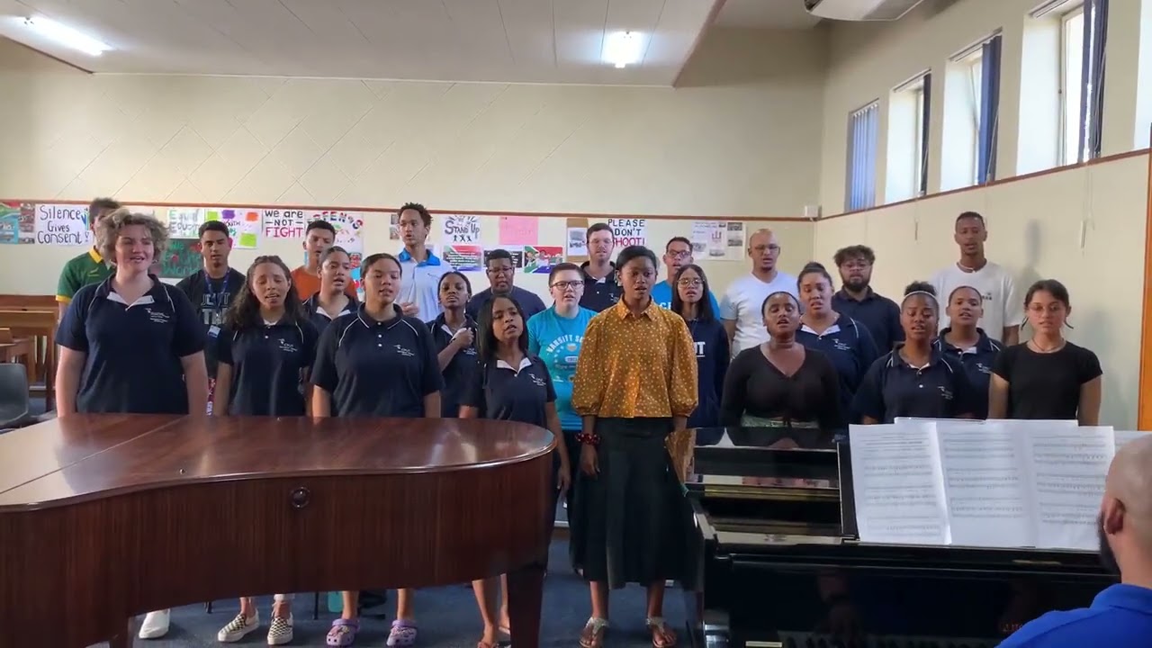 National Anthem of South Africa performed by the CPUT Wellington Choir.
