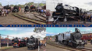Steamrail Victorias Newport Workshops Open Day Highlights Featuring K160 & Freshly Painted R711