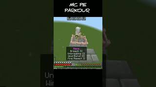 MC PE Parkour 💀😅 #shorts #minecraft #gaming #viral #memes #mcpe