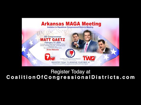 District One & Two - Arkansas MAGA Meeting