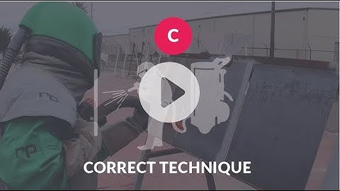 Using the correct blasting technique with GMA Garnet™ - Part C - ROW