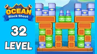 Ocean Block shoot Level 32 Walkthrough Solution