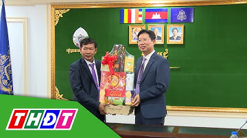 Lãnh đạo tỉnh Đồng Tháp thăm, chúc Tết cổ truyền Campuchia tại tỉnh Prey Veng | THDT