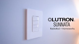 Modern Smart Lighting: Sunnata by Lutron for RadioRA3 and Homeworks