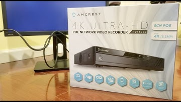 Amcrest 4k security camera system with 6 cameras review, fast installation, easy remote access view