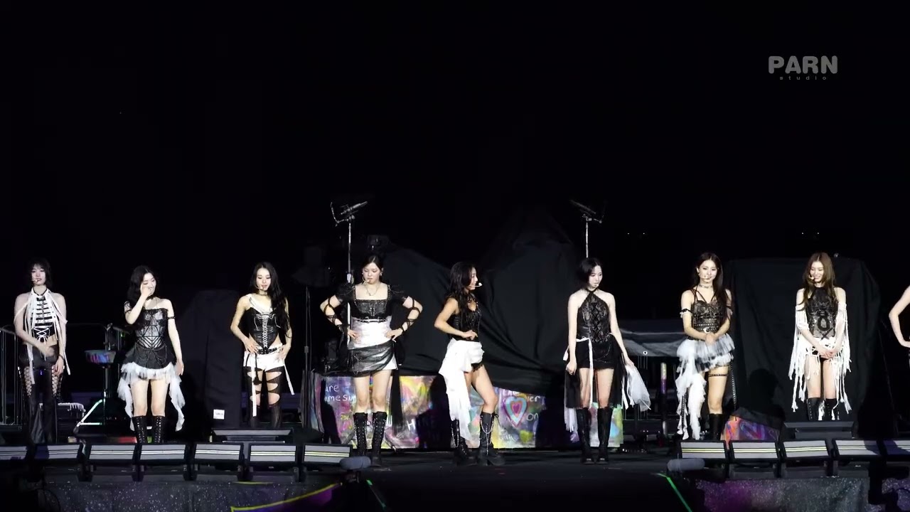 250416 '콘서트 올해 안에.....' TWICE(트와이스) 중간멘트 콜드플레이 내한공연 오프닝 4K