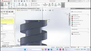 Lead screw design in solidworks 
