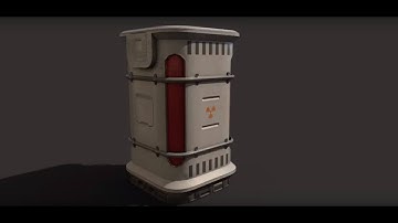 Making of sci fi barrel 3d max Substance painter final part