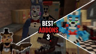 Top 3 Best Addons For Your MCPE FNaF Map!! (2024)