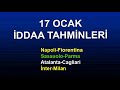 6 ŞUBAT İDDAA TAHMİNLERİ  Banko kuponlar için ...