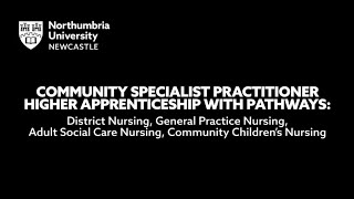 Community Specialist Practitioner - Higher Apprenticeship Pathways