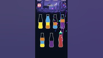 Only 1% Can Solve Water Sort Level 21! 💦🧠 | Can You?#gamingshorts #shorts