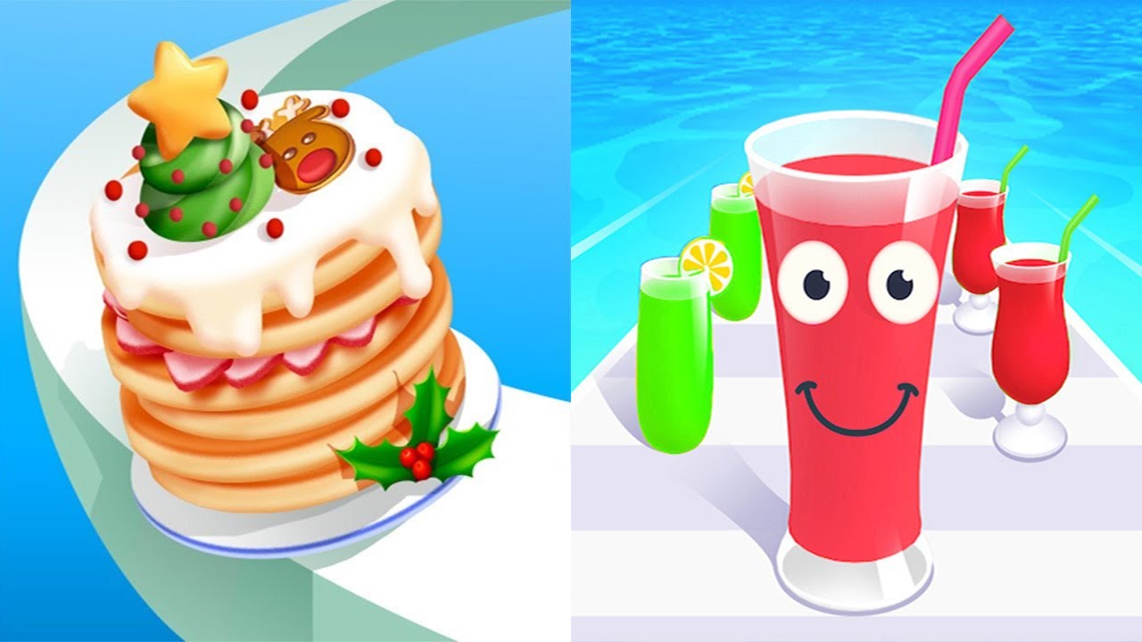 Pancake Run VS Juice Run - All Levels Gameplay Android iOS Ep 3
