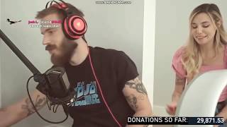 Pewdiepie and Marzia Being Soft On Stream (Playing Rocket League)!!! screenshot 3