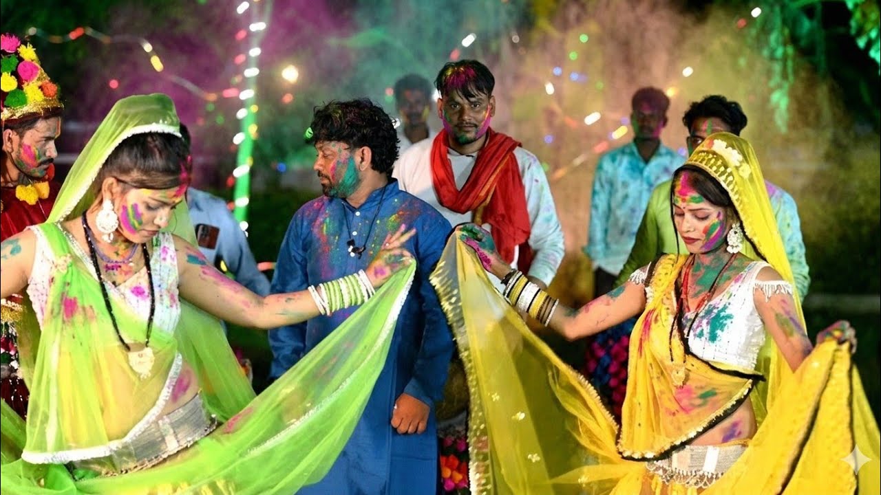 #बुंदेली_होली_राई🔥 रंग डारे सखी श्याम ने रंग डारे ❤️#जयंती_किलकारी #ज्योति #कृष्णकुमार#rai #djrai 