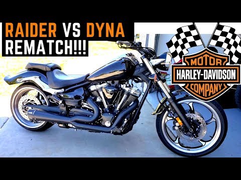 Raider vs. Dyna Rematch! Harley vs Yamaha Raider! 1900 Freedom