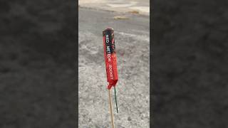 Red meteor rocket #fireworks