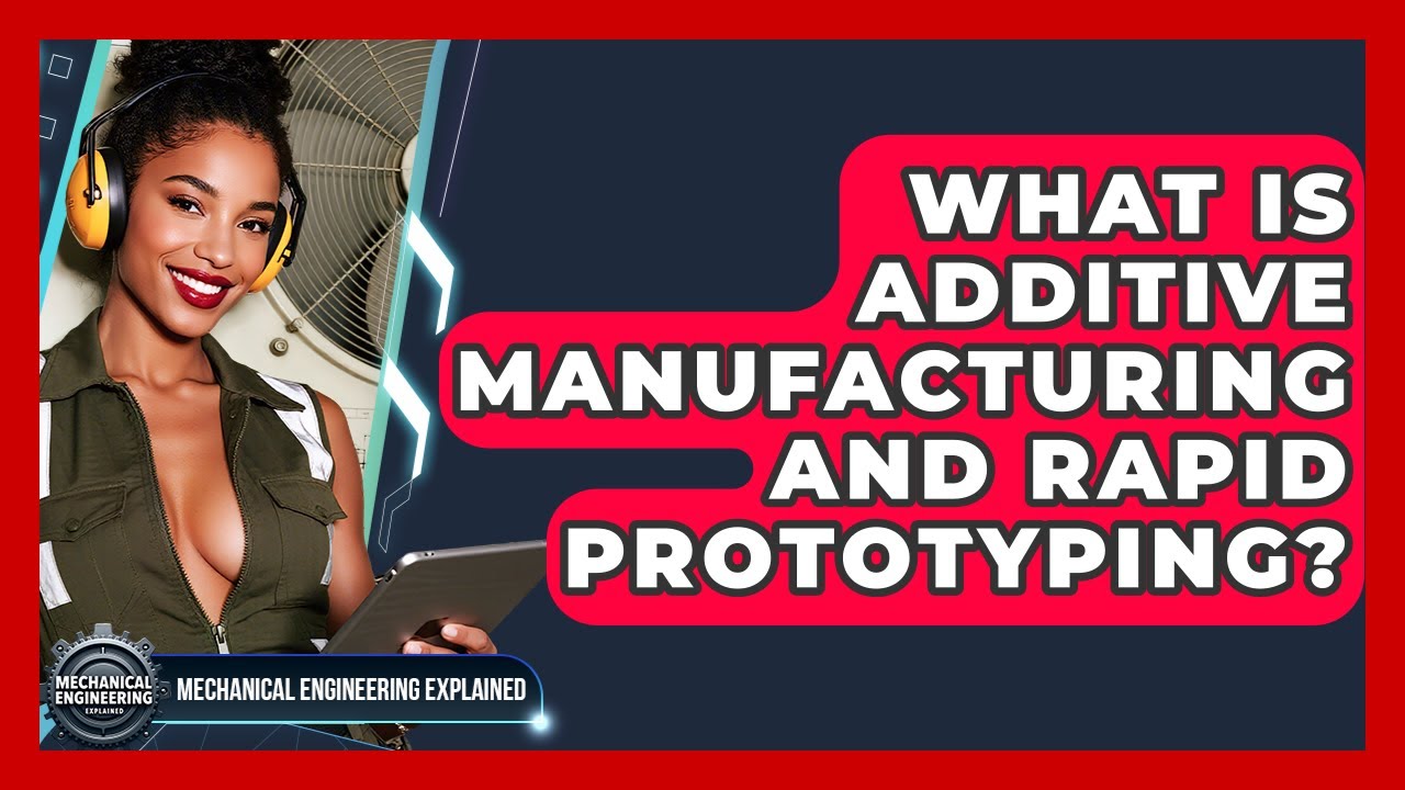 What Is Additive Manufacturing And Rapid Prototyping? - Mechanical Engineering Explained