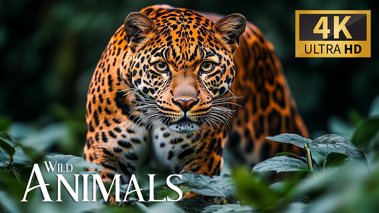 Wild Animals of the World 4K UHD 🐾 Beautiful Wildlife with Deeply Relaxing Piano Music for Soul