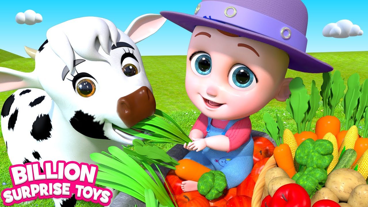 Learn Animal Sounds! Sheep, Piggy and Cow! Educational video for Kids -  BillionSurpriseToys - YouTube