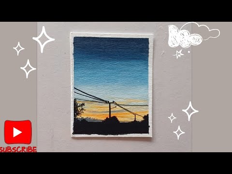 How to paint sky? | STEP BY STEP TUTORIAL - YouTube
