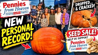 BROKE My Giant Pumpkin Record AGAIN! Help Me Support A GREAT Charity!