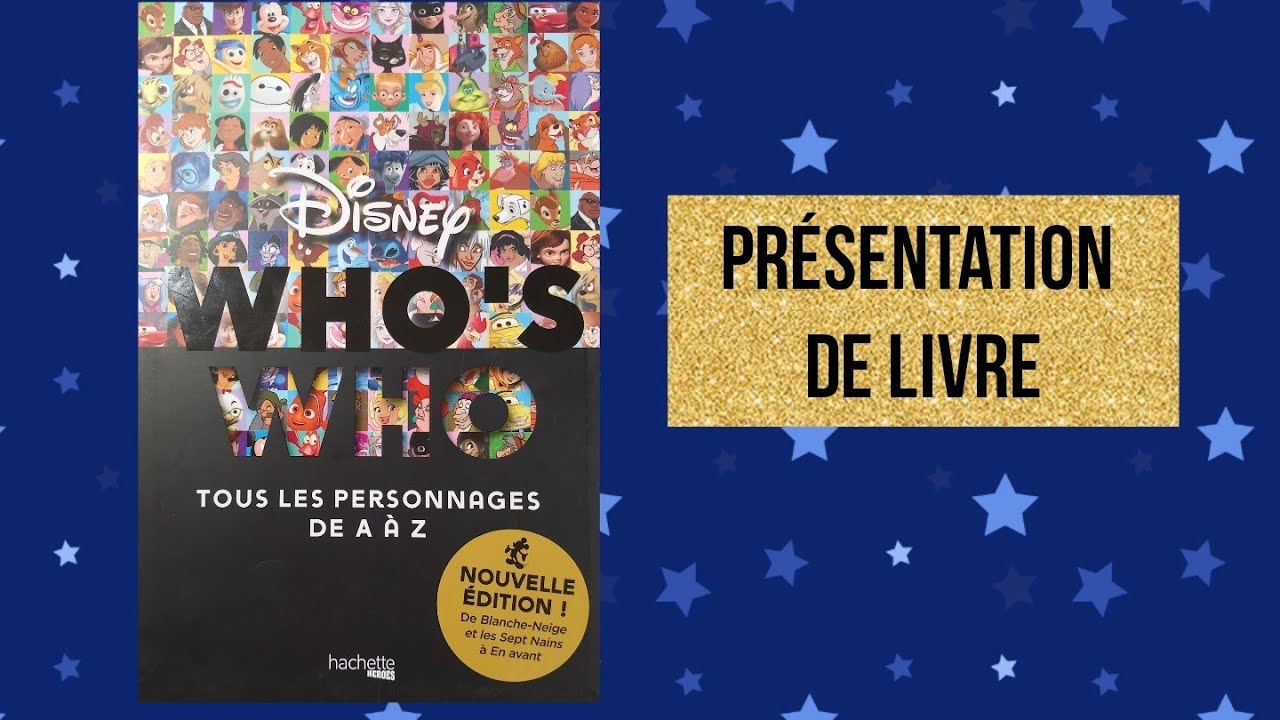 📚 Présentation du livre Who's who des personnages de disney