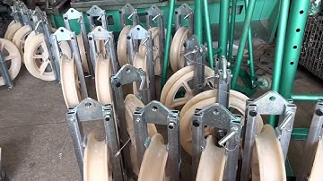 MARSHINE Conductor Stringing Blocks for overhead transmission line stringing