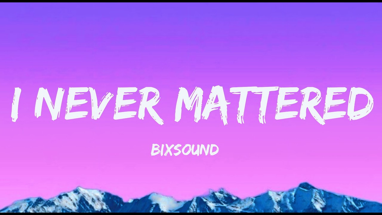 I Never Mattered 💔 (You Loved Me Like an Option)