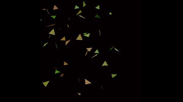 Tri- Poligonal Particle effects Video | Saffron & Green | No Copyright #shorts #background #viral