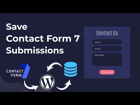 Contact Form 7 Database: Save CF7 Submissions to your WordPress