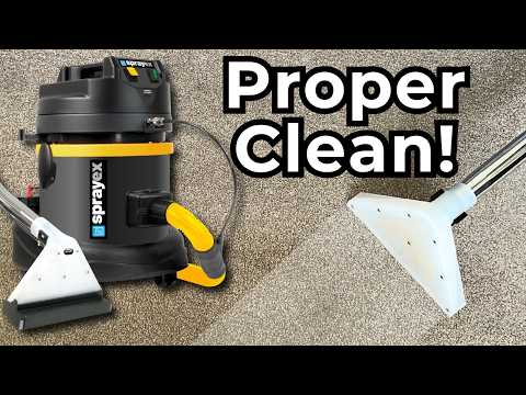 How to deep clean carpets without leaving them soaking - V-TUF SPRAYEX review