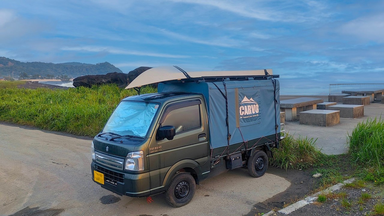 軽トラ釣り車中泊 in 南房総