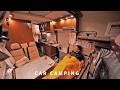 Car camping in a large camper! Toilet, shower and dishwasher included