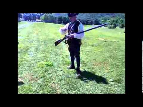 Matchlock and Flintlock Demonstration Part II - YouTube
