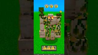 Minecraft Golam 🆚 Mutant Zombie #minecraft #shorts  #gaming #hacks #viral #memes #godzilla #yt