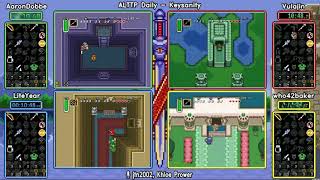 AaronDobbe vs Vulajin vs LiteYear vs who42baker Keysanity. ALTTP Randomizer Daily Race