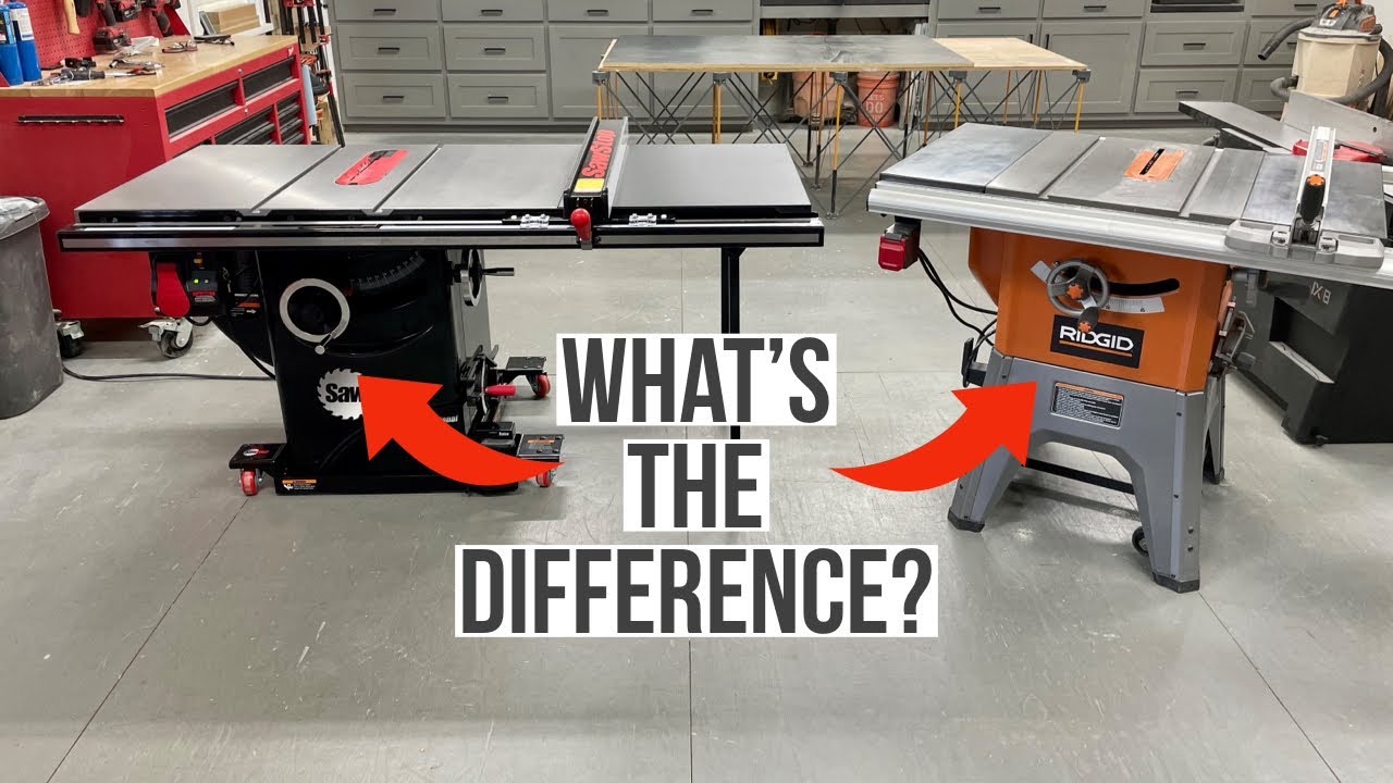 Budget Vs Professional Table Saw What