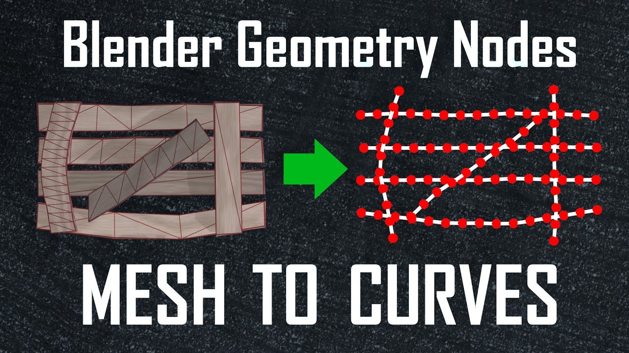 Curve to Mesh in Reverse - Blender Geometry Nodes