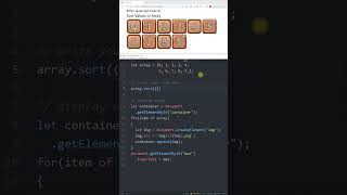 Cara Mengacak Urutan Isi Array #skysen #coding #pemograman #javascript #array #sort