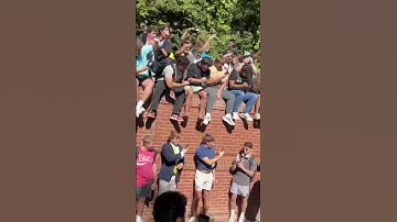 Enthusiasm at NC State University #ncstate #ncsu #viral #college #nc