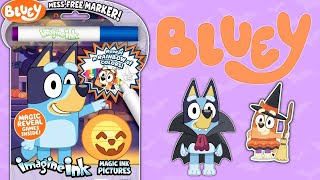 Bluey Halloween Imagine Ink Coloring & Activity Book | HALLOWEEN Coloring With Mess-Free Marker