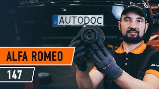 Substituição Braço transversal longitudinal oblíquo ALFA ROMEO 147: manual técnico