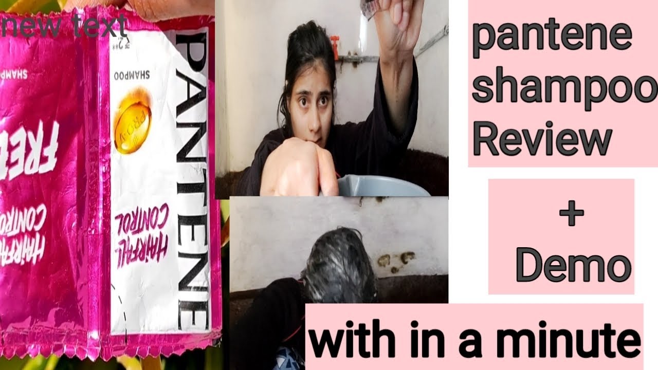Pantene shampoo pouch Review/pantene shampoo Review +demo YouTube