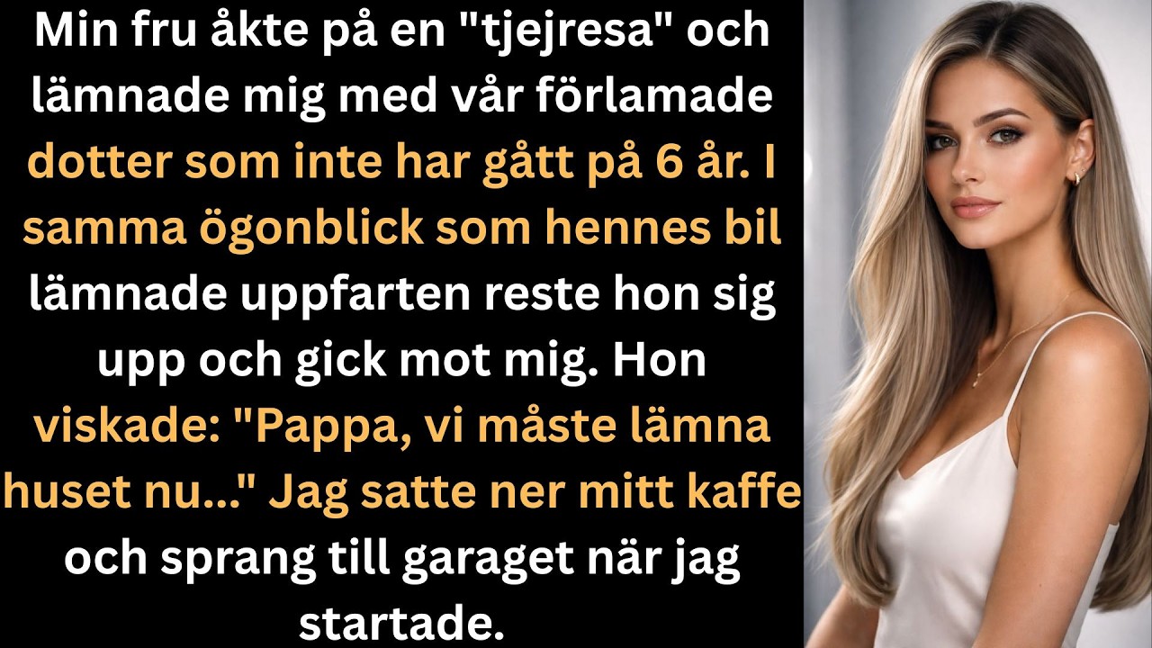 Vi hade varit ensamma hemma i tio minuter när min dotter, som inte rört ett finger på sex år, plötsligt stod framför mig. ”Vi måste gå nu”, viskade hon med en röst jag inte kände igen. ”Hon är...