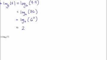 Module 6: Evaluating Logarithmic Expressions Using Logarithm Properties